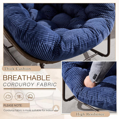 Ultimate Comfort: Sink Into Our Plush Papasan Rocker