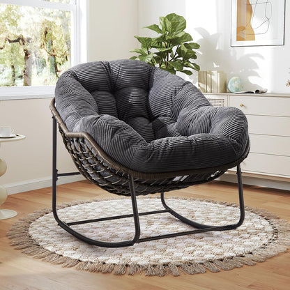 Ultimate Comfort: Sink Into Our Plush Papasan Rocker