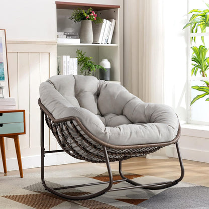 Ultimate Comfort: Sink Into Our Plush Papasan Rocker