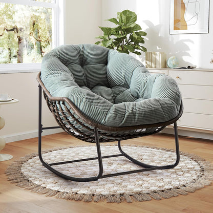 Ultimate Comfort: Sink Into Our Plush Papasan Rocker