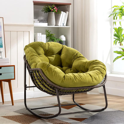 Ultimate Comfort: Sink Into Our Plush Papasan Rocker